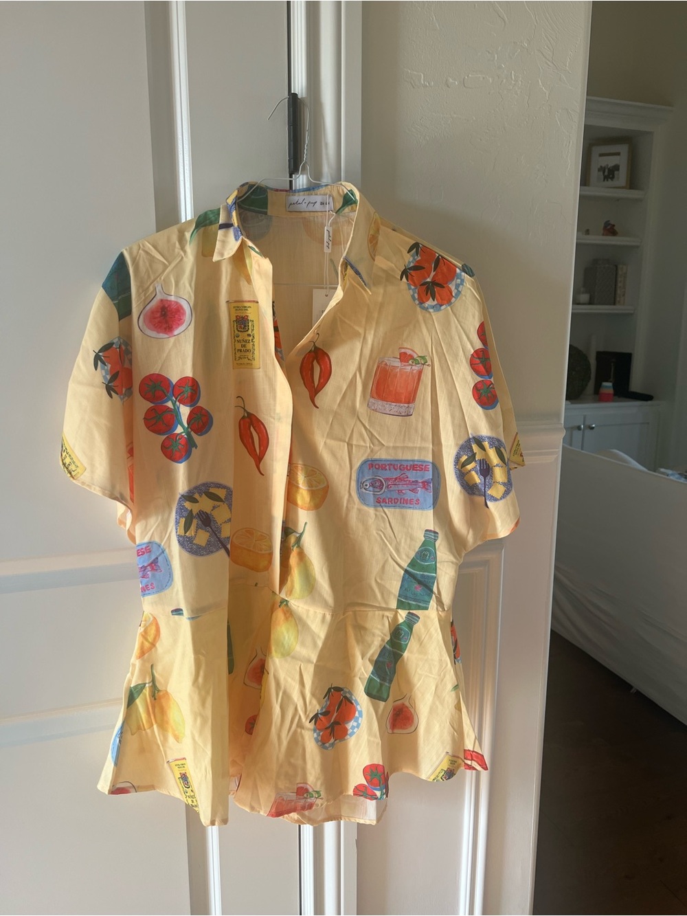 Petal & Pup Sebastian Romper with Pasta Print